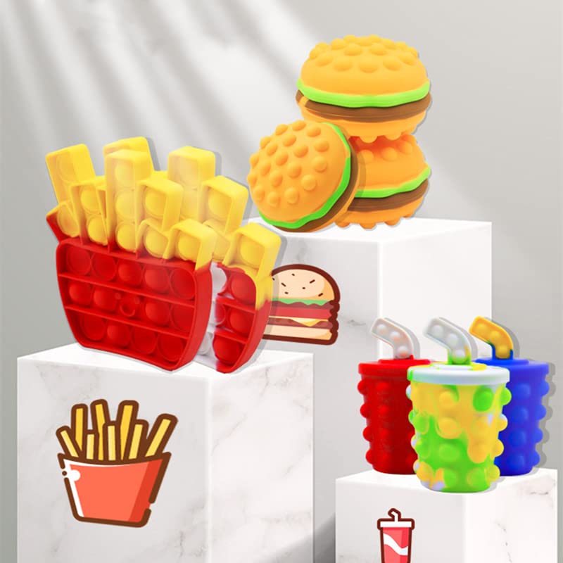 コーラ　ポテト　スクイーズ Amazon | 3D ハンバーガー ポテトフライ コーラ2点セット スクイーズ